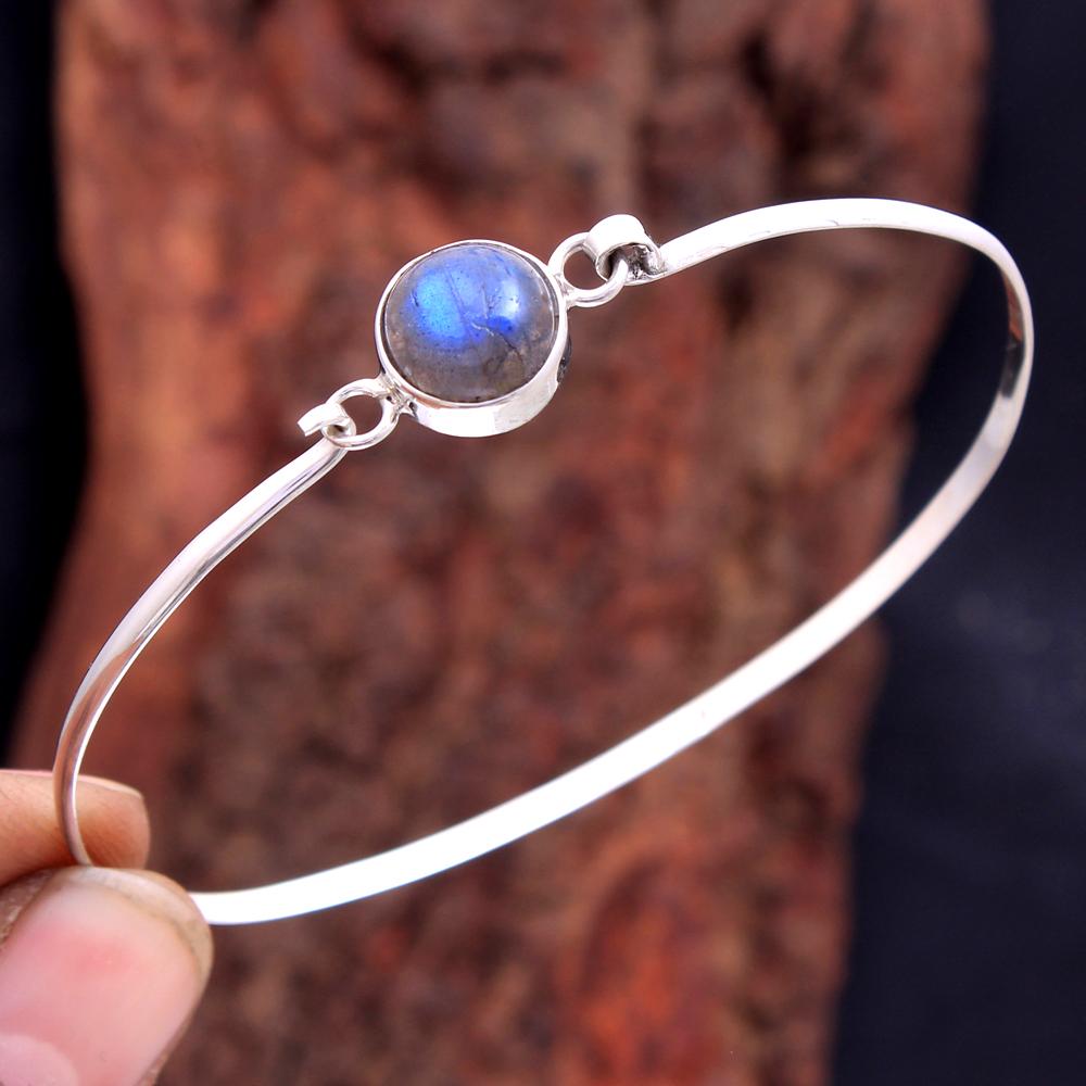 Laborite Bracelet, Silver Jewelry, Silver Bracelet, Women Jewelry, Gift For Mum