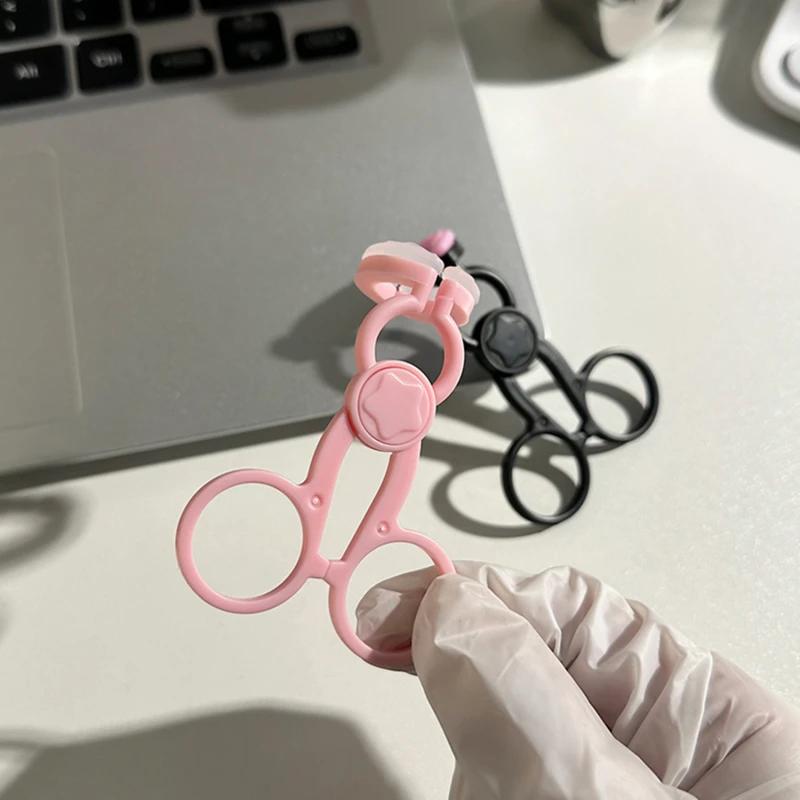 Silicone Plastic Special Forceps For Contact Lense Contact Lens Inserter Remover Soft Tweezer Makeup Tools Portable Wearing Aid