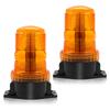 Amber LED Emergency Strobe Lights for for and Other 1 Pair 30-LED Forklifts, 10-80V, Trucks, Tractors, UTVs, Boats, Buses, Vehicles,