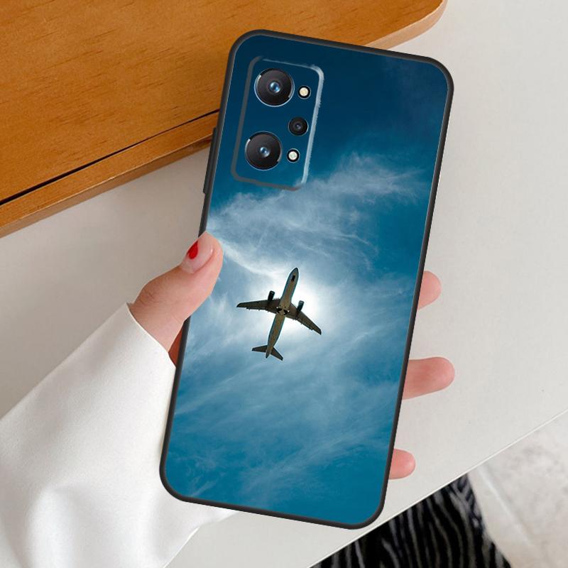 Aircraft Plane Airplane For Realme 15 Pro GT7 GT6 10 11 12 13 14 Pro Plus C67 C63 C61 C55 C51 C53 C35 C75 C65 Case