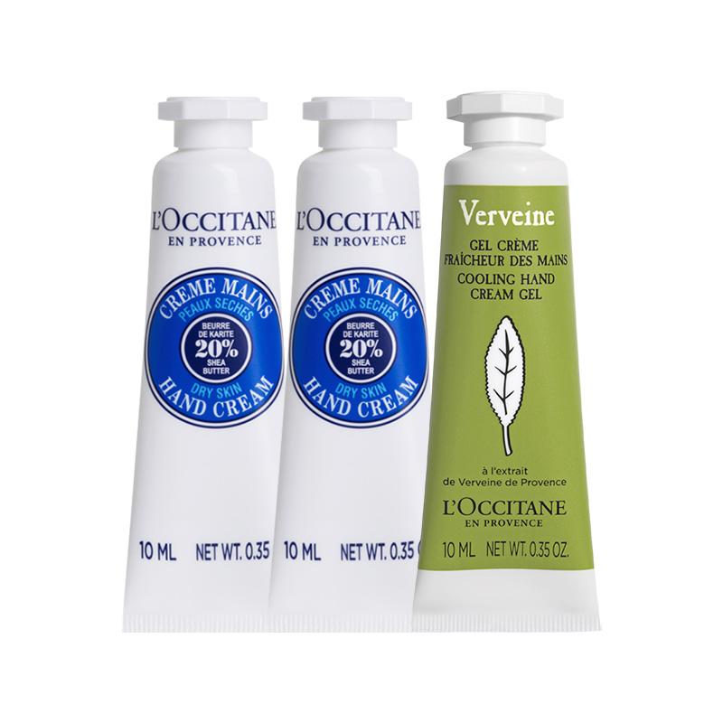 L occitane Hand Cream Sample Trio Shea 10ml*2+Verbena 10ml