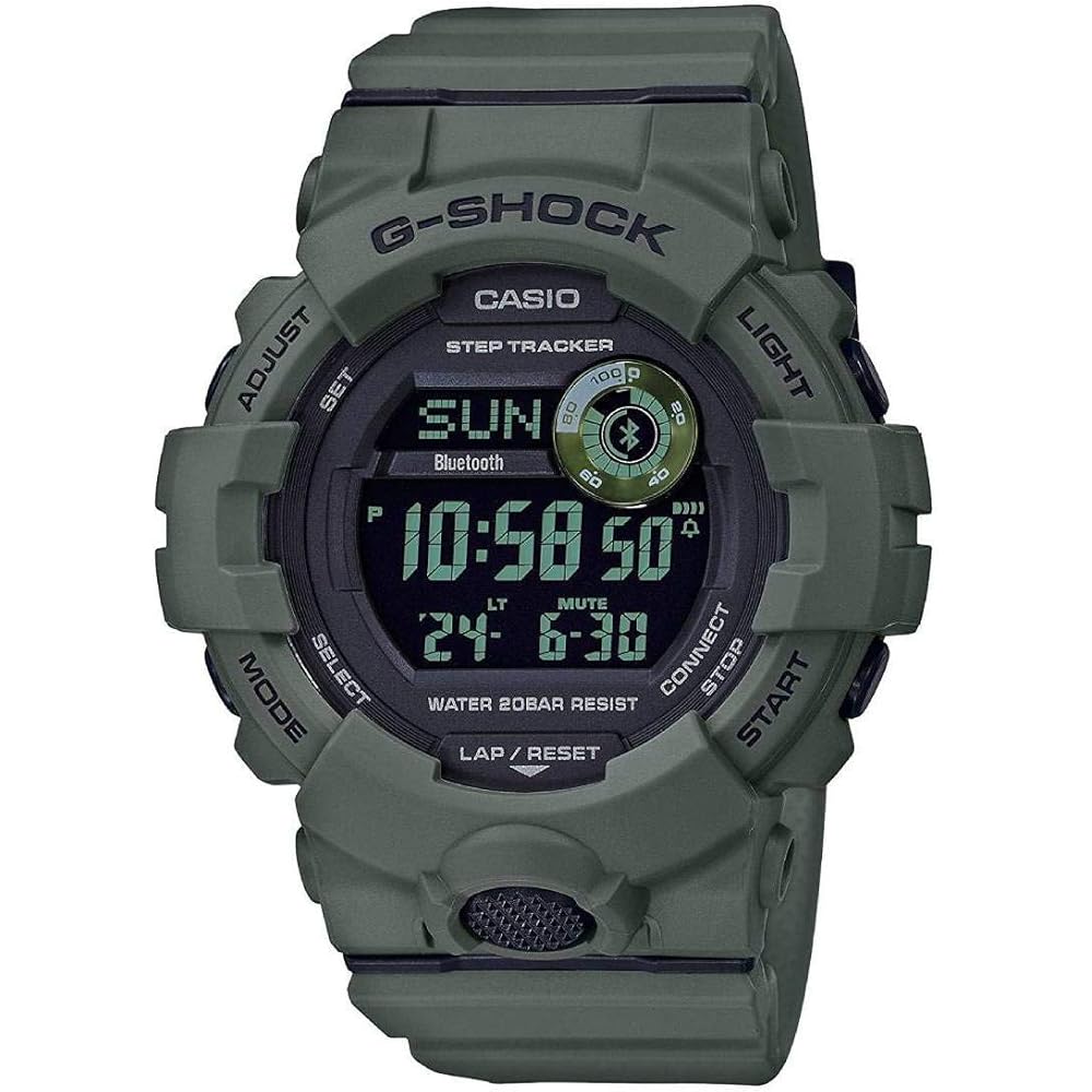 Casio G-SHOCK GBD-800UC-3 Digital Watch Green Resin Strap Water Resistant