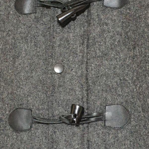 Beams International Gallery Full-Zip Duffle Coat Outer Men S Gray(USED)