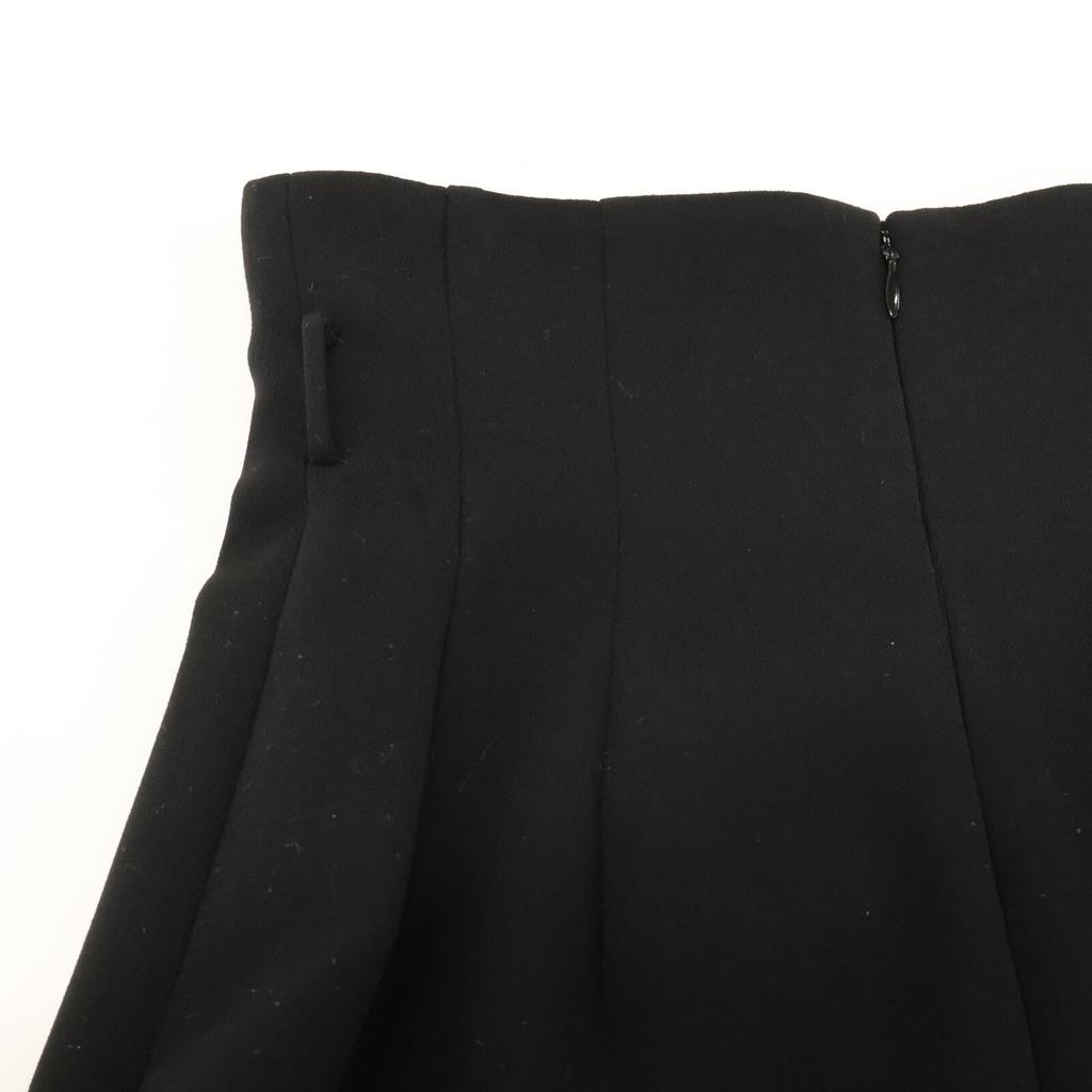 CLANE 16109-6032 23AW Black High-Waisted Straight Maxi Skirt Skirt O blackUsed