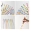 Colorful Fiberglass Chopsticks 5 Pairs Dishwasher Safe BPA Free Non-slip Reusable for Home Kitchen Dining