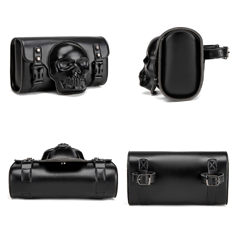 Motorbike Tool Bag Front Fork Handlebar Bag Storage Pouch Universal Front Bag Motorcycle Front Bag Vintage Saddlebag