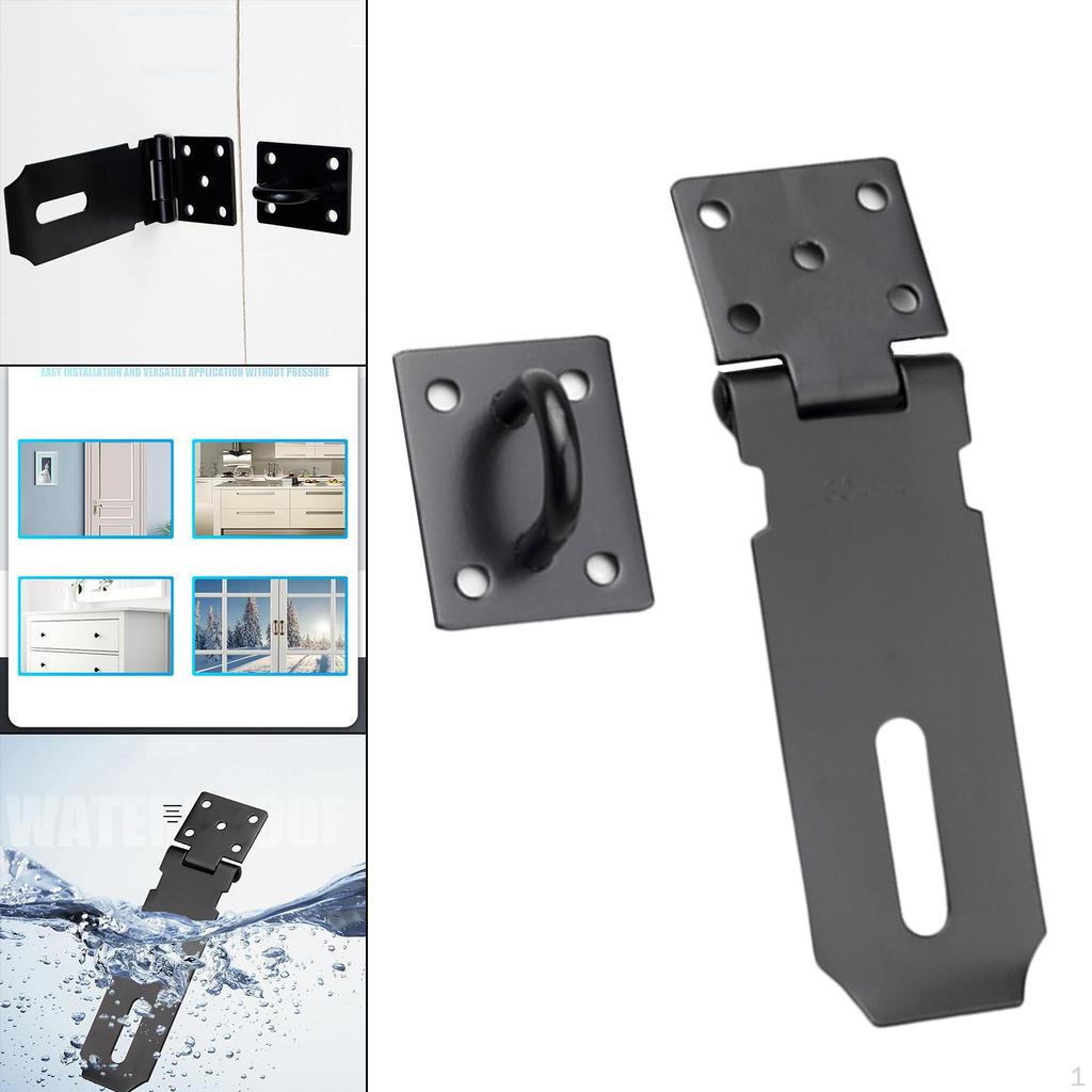 Burglar-proof Hasp Latch Anti Lock Shed Porous Positioning Household Window Furniture Hardware