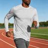 Men's Casual Loose Fit Long Sleeve Shirt Crew Neck Lightweight Soft Fabric Comfortable Everyday Wear