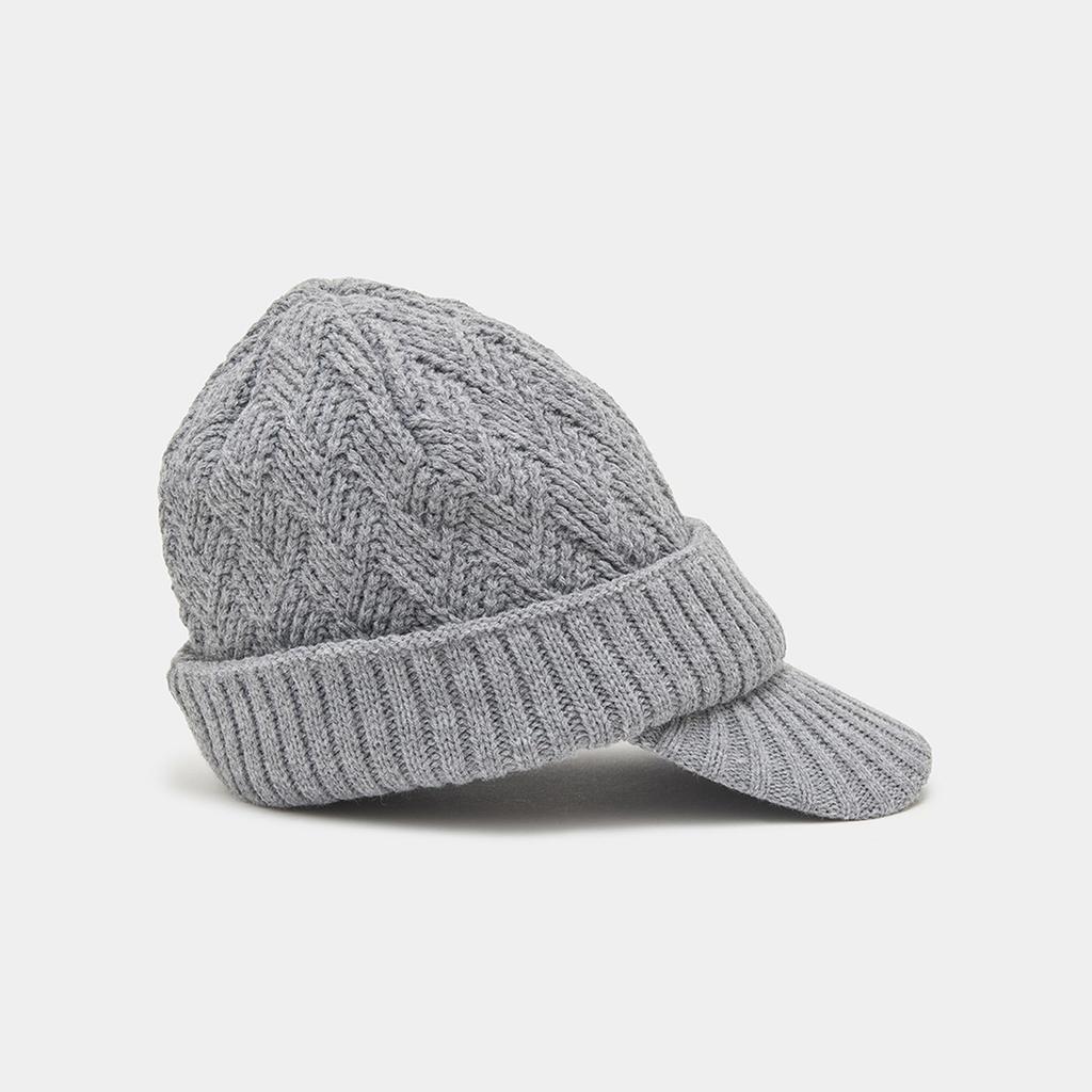 Brim Knit Cap Golf Hat C24291123 [Callaway] Men's (Fleece Lining) / / 1021_Gray