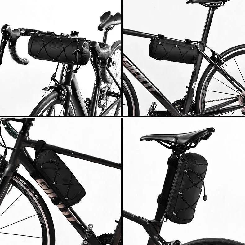 1 PC Bike Front Bag Water Proof Bicycle Bag Storage Outside Multifunction Riding Bag Mountain Bike Front Bicycle Accessories