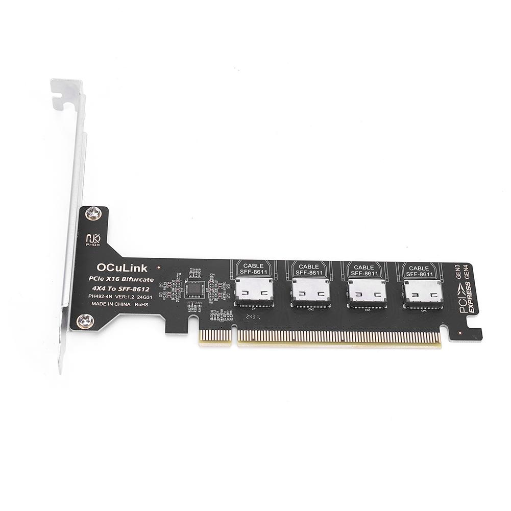 PCI-Express Bifurcation To SFF-8612 1/4X SFF-8612 SFF-8611 Internal Adapter for U.2 SSD EGPU External Graphics Card Dock