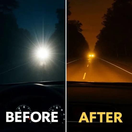 Night Vision Glasses Polarized Night Driving Glasses Anti-Glare Fit Over Sunglasses for Men Women UV Protection Visual Fatigue Relief