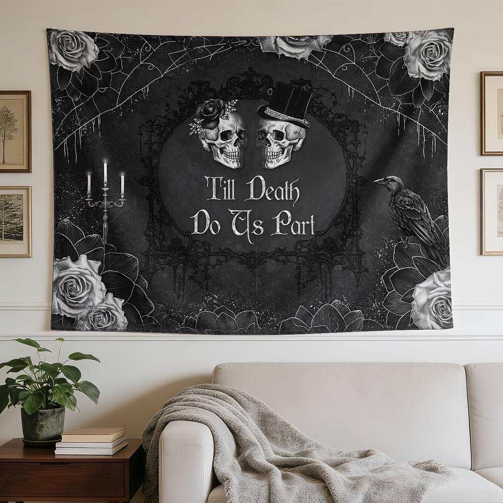 A Stylish Tapestry, Gothic, Romantic, Macabre, Perfect for Sprucing Up Wall Decor in Homes, Dorms And Bedrooms
