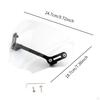 Front Windshield Visor Motorbike Accessory Easy to Install Multipurpose Fashion Utility Decor