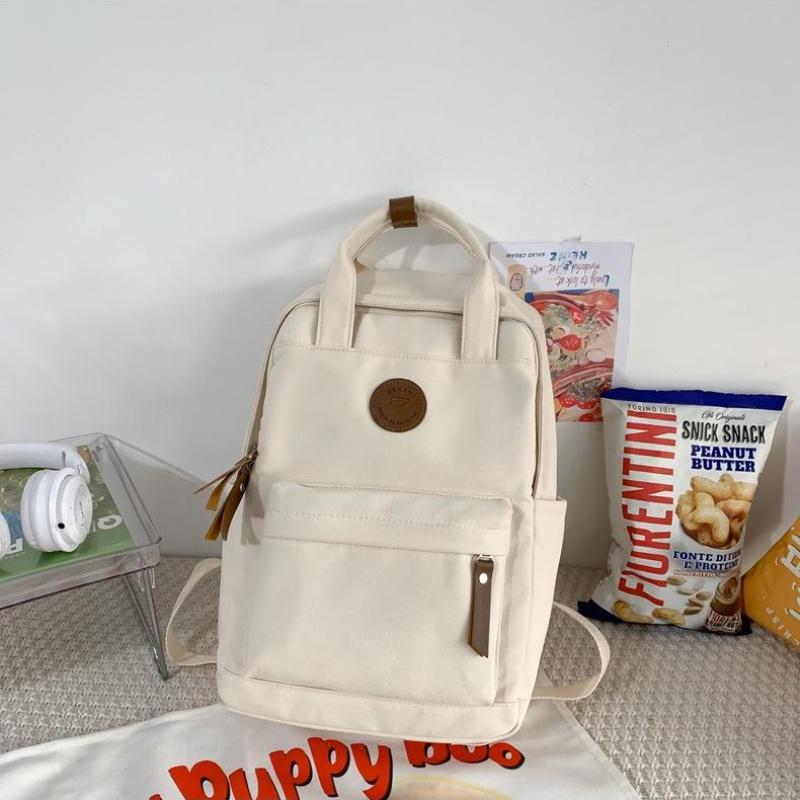 Canvas Rucksack für Frauen High School Teenager Student Retro Rucksack für den Unterricht KTY