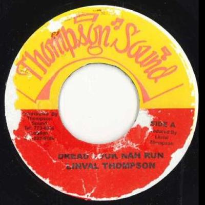 7inch Record LINVAL THOMPSON - Dreadlocks Nah Run Thompson Sound 1982 Jamaica Reggae, Ska & Dub