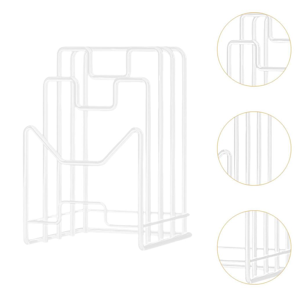 Cutting Board Storage Rack Pot Lid Holder for Plate Cutting Board Restaurant