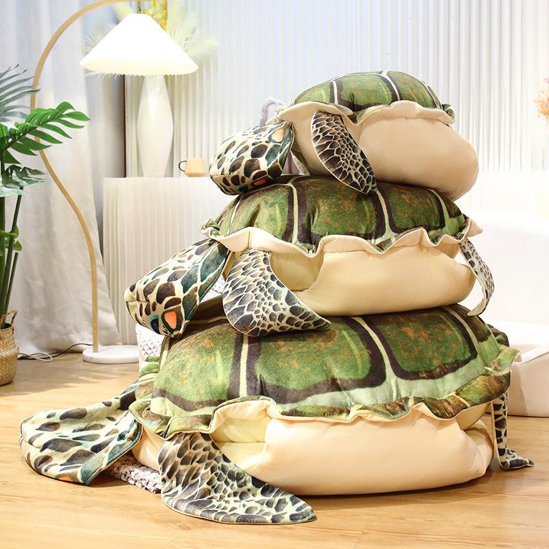 Large Turtle Hooded Turtle Shell Doll Suit Plush Toy Can Wear Turtle Shell Doll Stage Event Performance Props