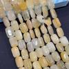10x14mm Rectangular Crystal Agate and Turquoise Malachite Loose Beads for DIY Jewelry