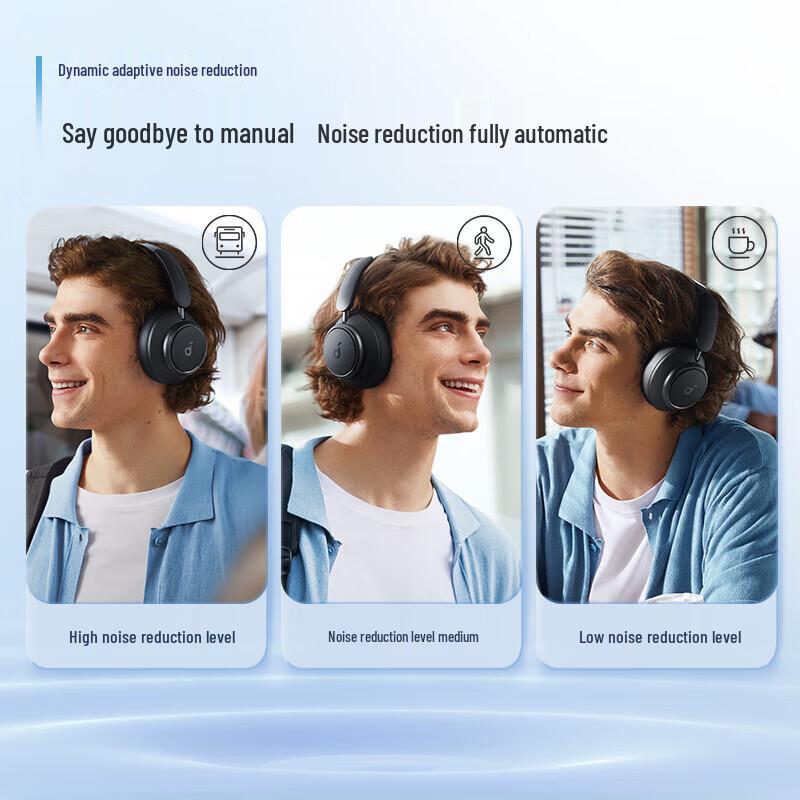 SoundCore Space Q45 Over-Ear Noise-Cancelling Headphones