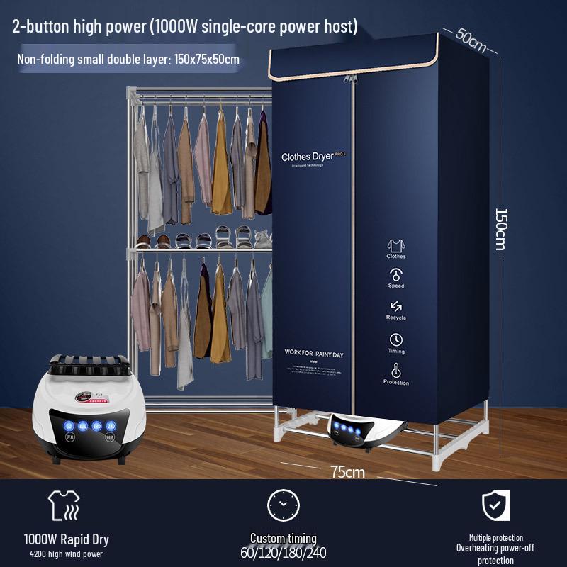Foldable Household & Dormitory Underwear and Baby Dryer Cabinet & Rack