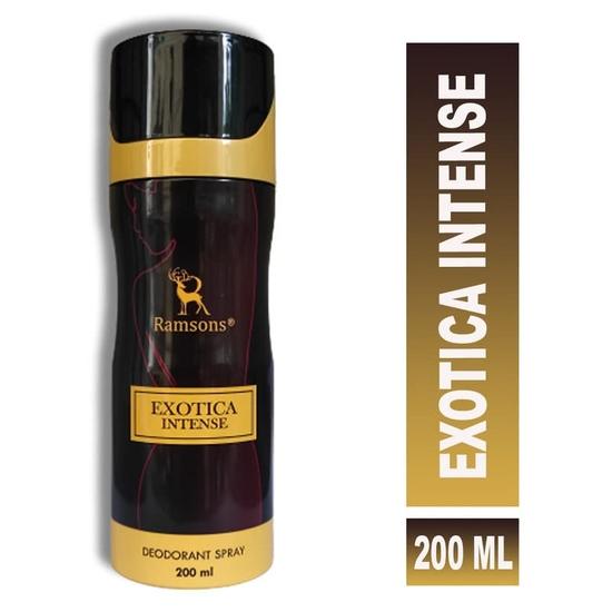 Ramsons - EXOTICA INTENSE Deodorant Spray |200 ML X 2  | TN - Sweet, Peach, Orange Blossom | MN - Honey, Jasmine| BN - Amber, Woody
