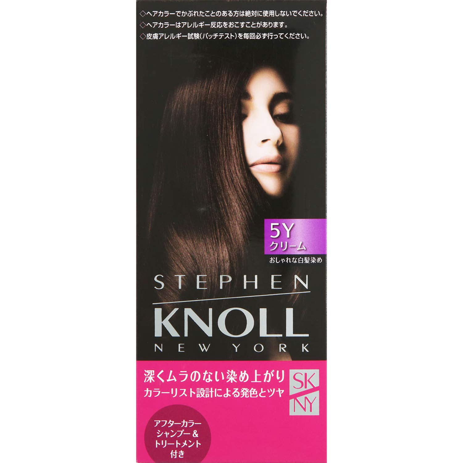 

STEPHEN KNOLL Color Couture Cream Hair Color for Gray 5Y Deep Yellow 1 Count Hair, Brown, (Quasi-drug)