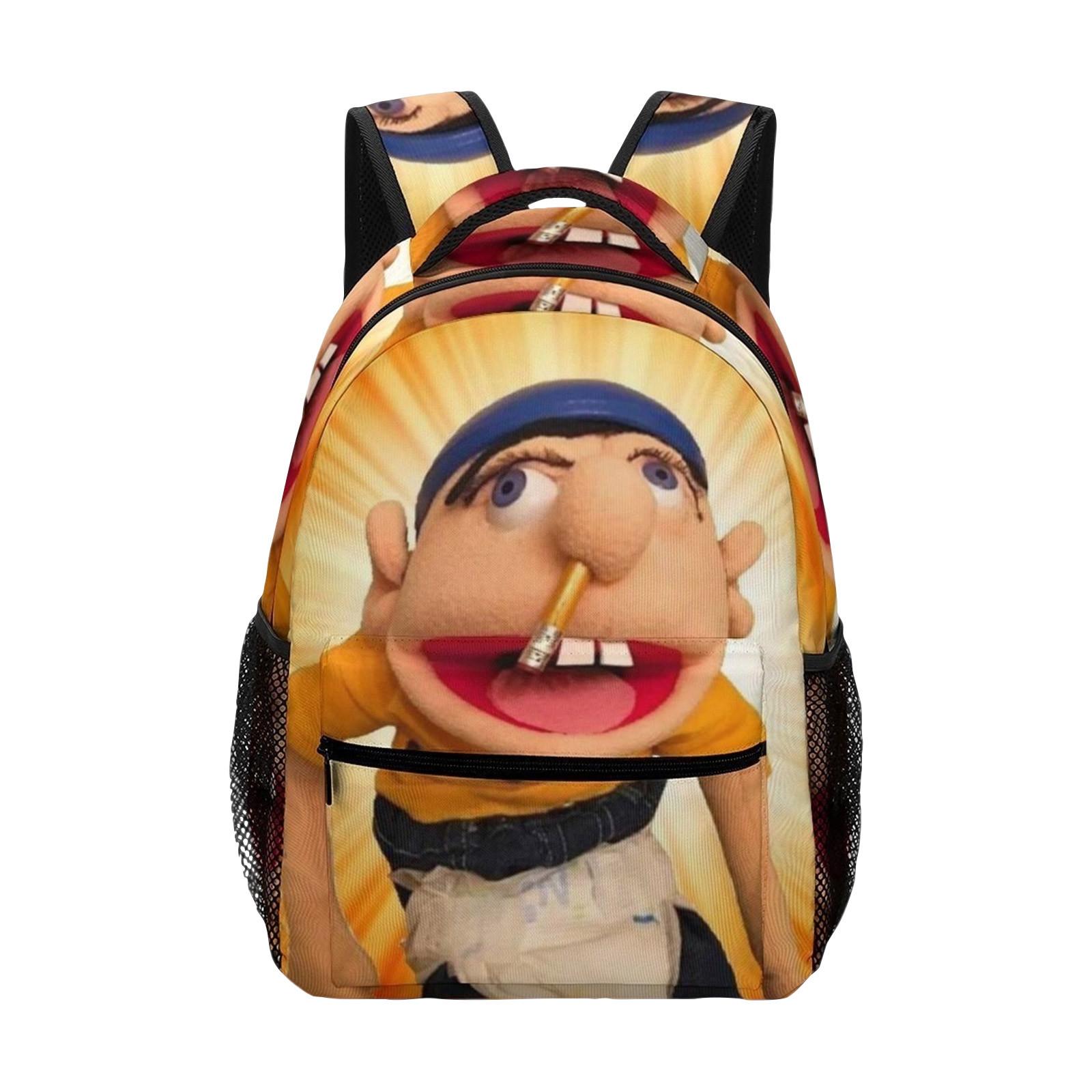 

Аніме периферійний друкований рюкзак, персоналізована сумка для зберігання рюкзака, 1 шт., 13,7 дюйма One Size