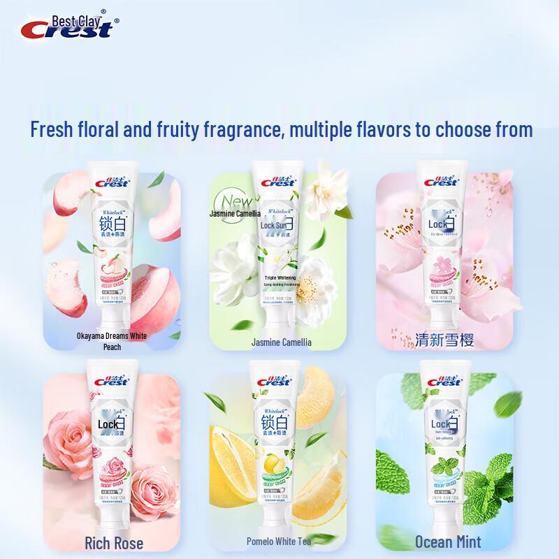 Crest Sweet Grapefruit Whitening Toothpaste 120g