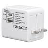 Universal Travel Power Adapter with USB A USB C Ports Safety Power Converter for Cell Phone Laptop