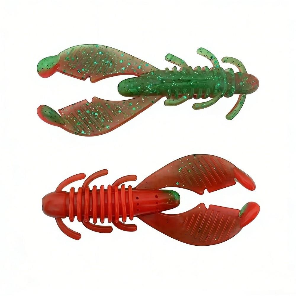 3 Stück Hinderniss Garnelen Weicher Kunstköder Lebensecht Realistischer Köder Kreative Angeln Weiche Köder