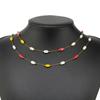 1 Meter Stainless Steel Rectangle Crystal Glass Chains for DIY Jewelry Ethnic Style Earrings Making Necklace Bracelets Findings