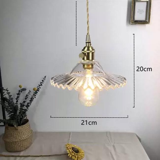 

Подвесной светильник в американском стиле в деревенском стиле в стиле ретро, ностальгический магазин молочного чая, одиночные подвесные светильники, кофейня, барная стойка, стеклянный светильник Lotus