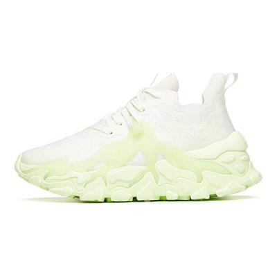 Breakthrough Pro Fabric Shock Absorbing Non-Slip Wear-Resistant Height Increasing Low-Top Dad Shoes Men Sneaker White Green 112228860-4