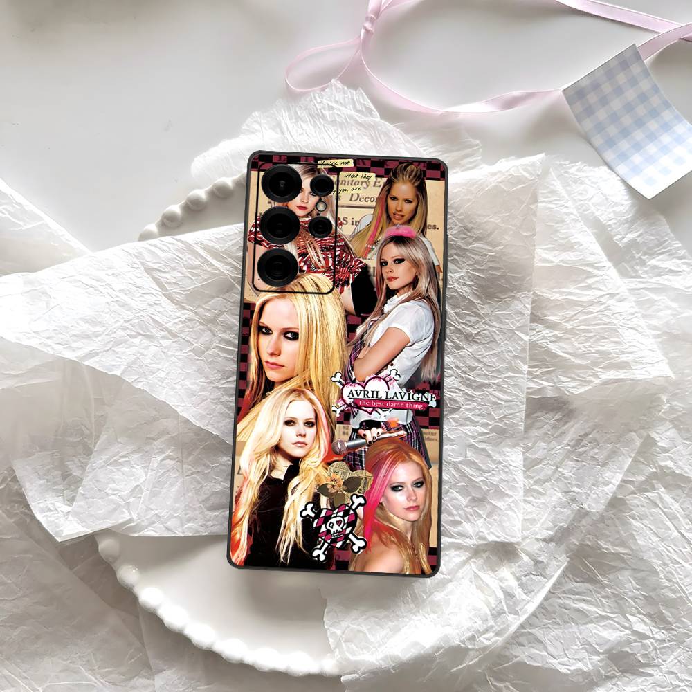 Avril Ramona Lavigne Phone Case For Samsung S 24 Fe 25 Ultra Plus 20 Lite 21 30 22 23 24 22 Ultra 5G Fundas