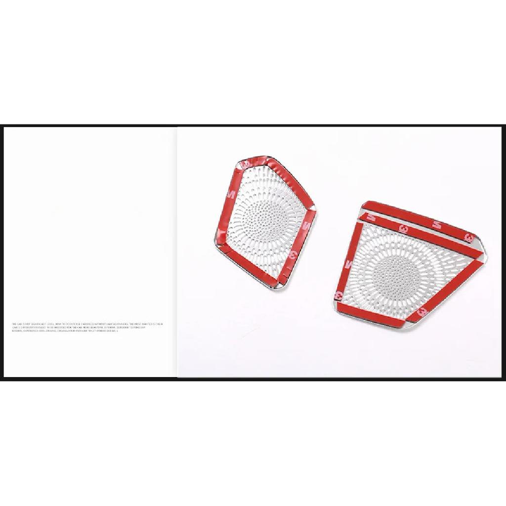 Metallo Per BMW Serie 3 G20 G28 -21 Accessori Auto Cruscotto Clacson Montante A Altoparlante Decorazione Copertura Finitura car-styling LHD