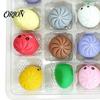 Christmas Dumpling Gift Box Merry Box, Xmas Advent Calendar with Stress Countdown Relief Squeeze Toys, 24 Days Steamed Bun Toy Soft Toys