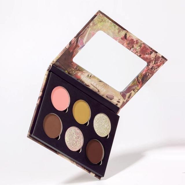 CHOIZ BEAUTY - Серия  Насекомые  Палетка теней для век из 6 цветов - Розовый мотылек
