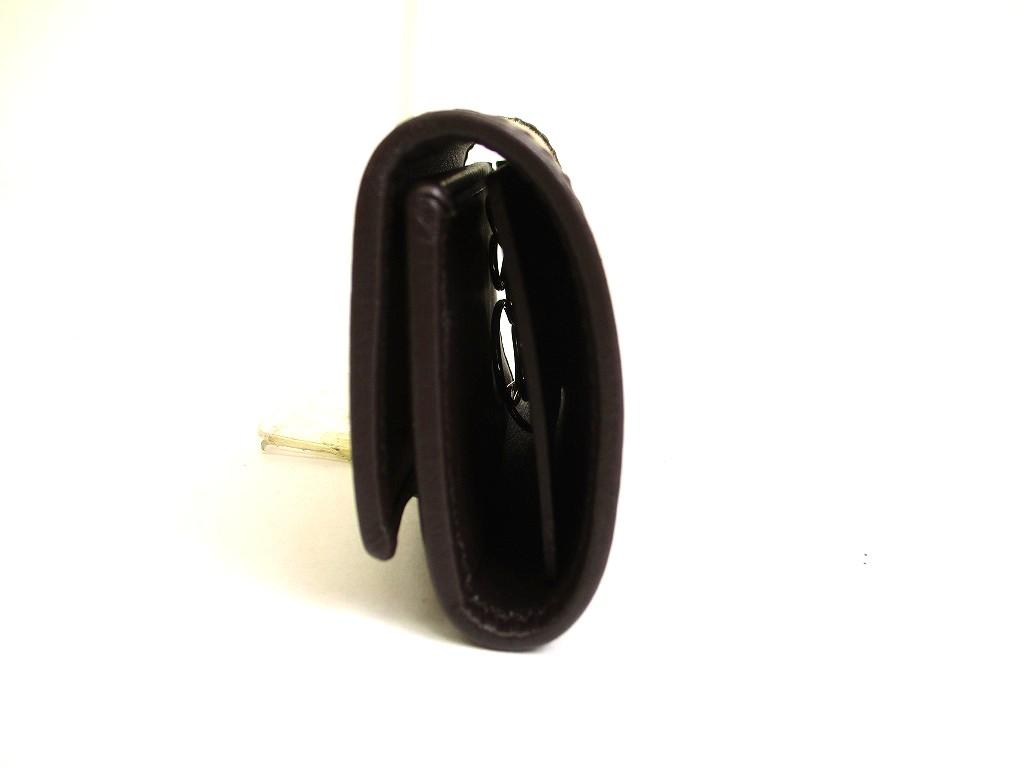 Authentic GUCCI GG Canvas Brown Leather Interlocking G 6 Pics Key Chain #a967  Refurbished