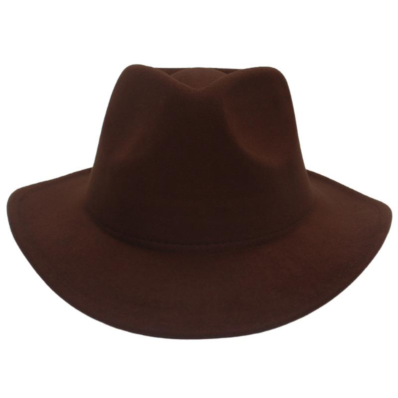 Gentleman'S Jazz Hat Original Style Vintage Top Hat Western Ethnic Cashmere Felt Hat British Hat