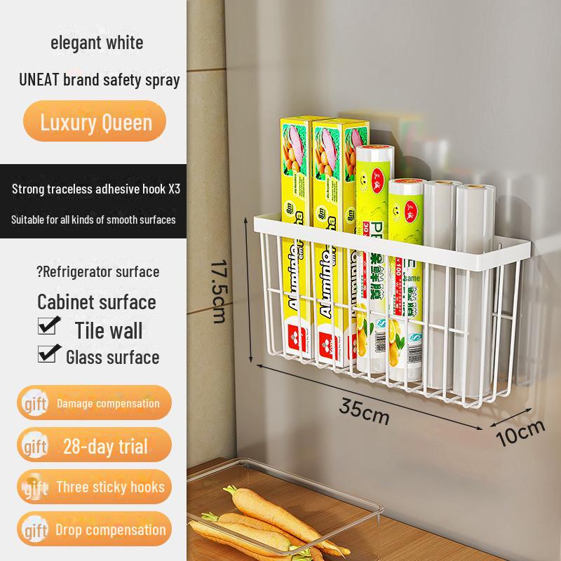 

Многофункциональная боковая полка для холодильника на кухне - подвесное хранилище без перфорации для приправ
