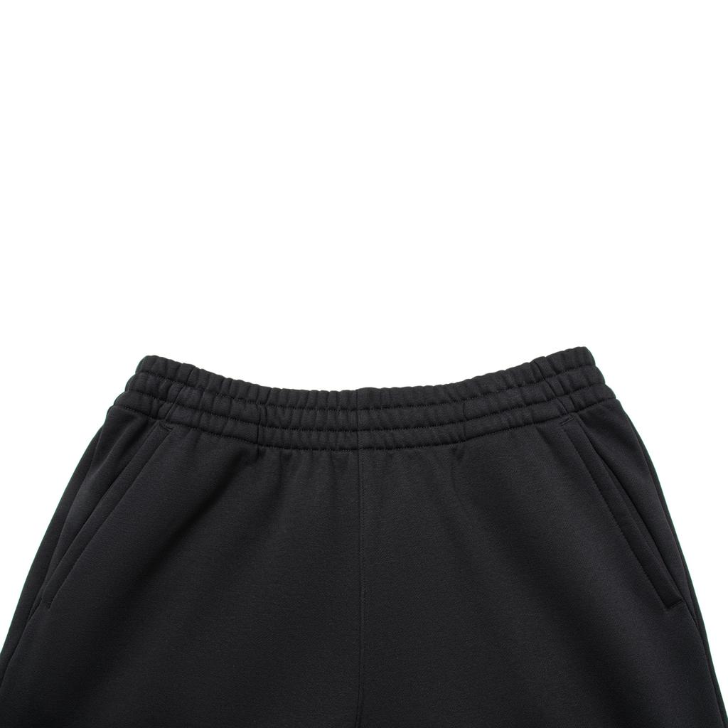 Li-Ning Fleece Lined Warm Cuffed Solid Color Casual Pants Men Bottoms Black AKLT747-2