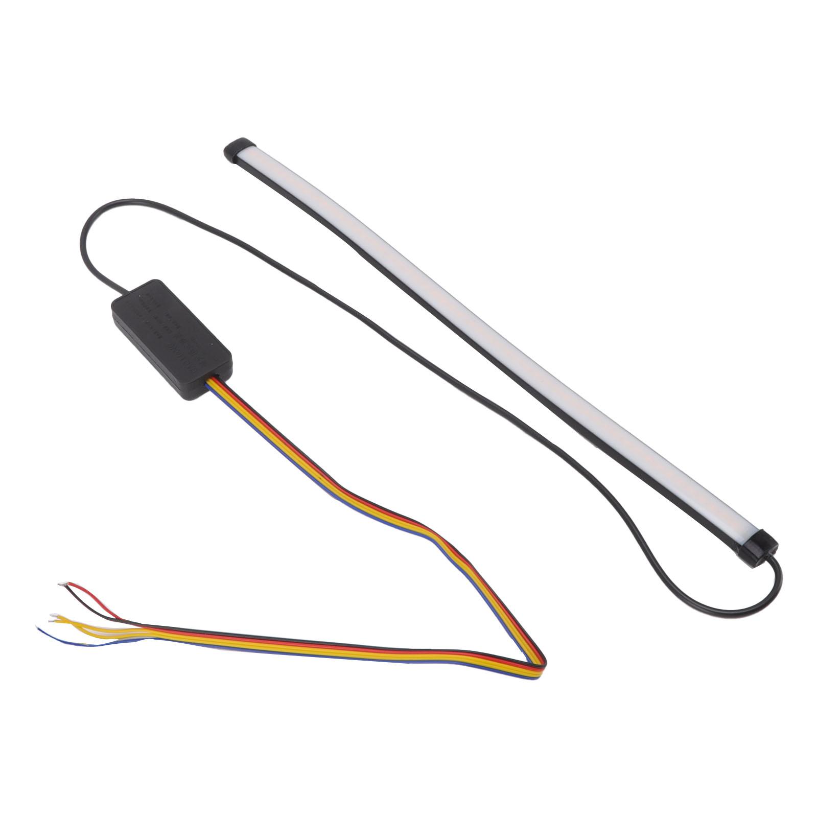 

Светодиодные ленты 30 см IP68 Водонепроницаемые 10 Вт Бегущие Поворот Тормоз Подсветка номерного знака Задние фонари для