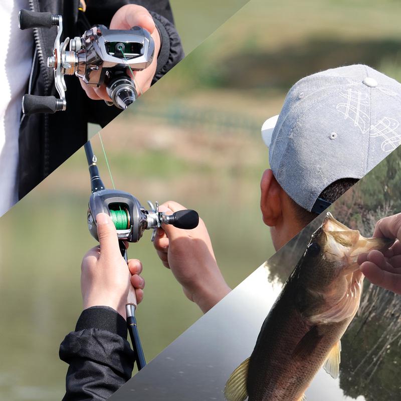 Baitcasting Fishing Reel 18+1BB Casting Reel for Lure Fishing Saltwater /Freshwater Fishing Trackle