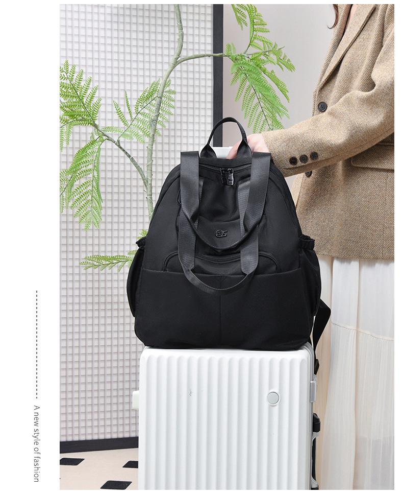 2026 Women's Nylon Backpack - Double Shoulder College & Travel Bag