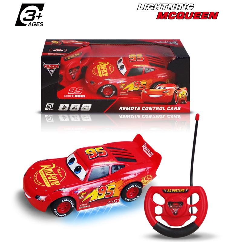 Pixar Cars 3 Cute Remote Control Electric Remote Control Toy Lightning Mcqueen Cartoon Car Sports Car Model Toy Birthday Gifts