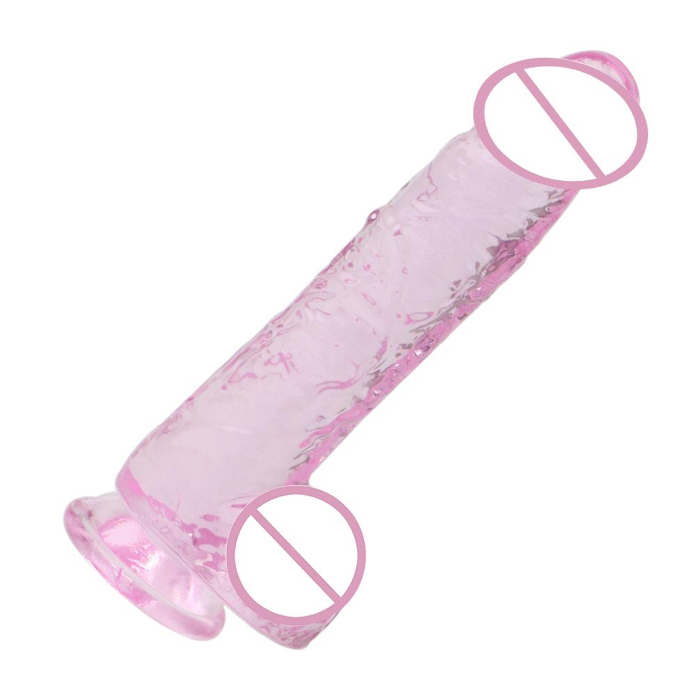 Adult Products Realistic Artificial Penis G-Spot Dildo Female Masturbation With Strong Suction Cup Sex Toys for Women