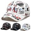 Hip-Hop-Cartoon-Baseballkappe Koreanische Version personalisiert bedruckter Sonnenhut neutral Europäisch und Amerikanisch reine Baumwolle verstellbare Kappe Damen