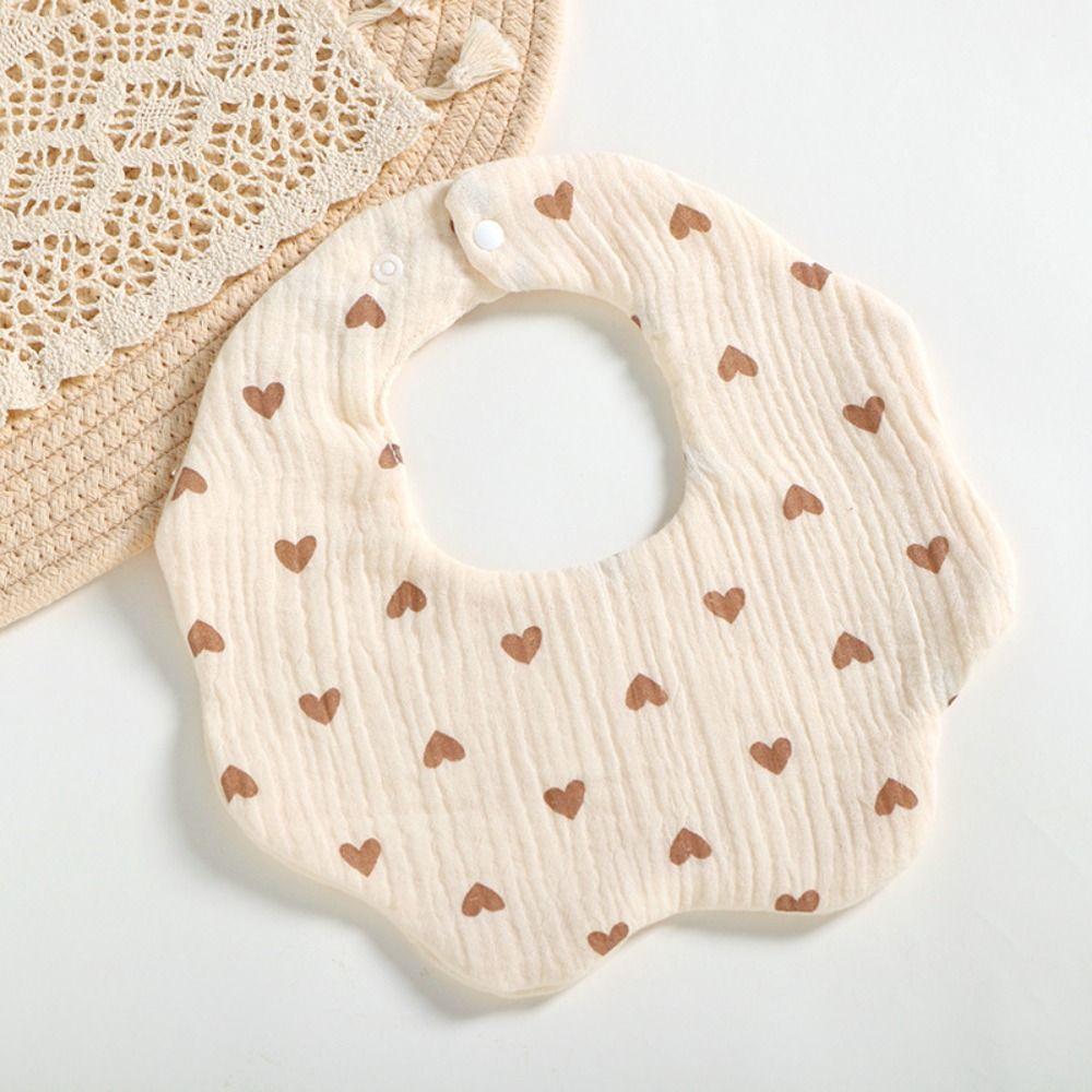 Cotton Yarn Anti-vomiting Bibs Cartoon Saliva Towel Cute Baby Drooling Bibs  Feeding Accessories