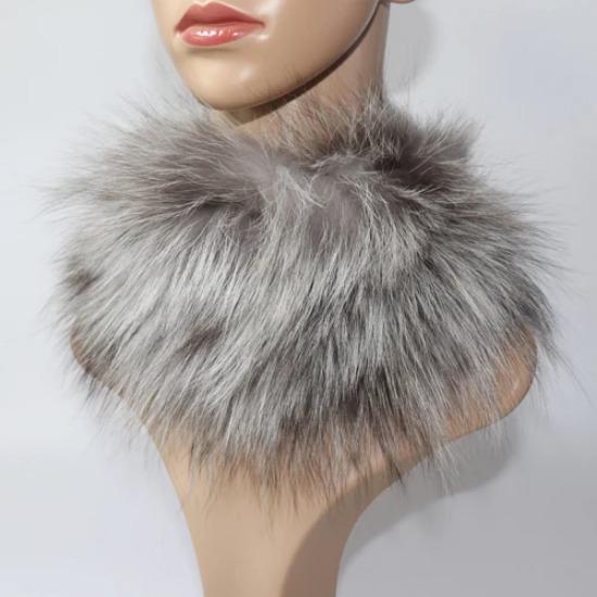 Nowy Szalik z Prawdziwego Futra Lisiego Opaski Futrzane Kobiety Zima Szaliki z Futra Lisiego Luksusowy Ocieplacz na Szyję Dobra Elastyczność Naturalne Futrzane Mufki